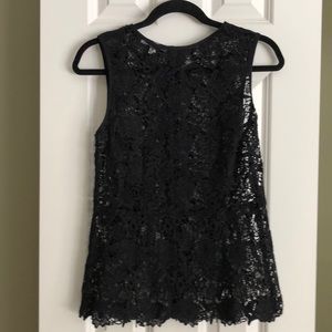 Cabi black lace top